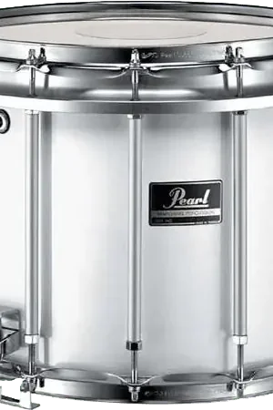 Prix promo - Marching Band Pearl Competitor 14X12 Freefloat Blanc AC Chrome