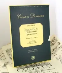 Achetez maintenant | Loeillet de Gant J. Xii Sonates IN Tre Parts Opera Secunda Flute, Flute A Bec, Violon, Hautbois