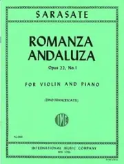 Tendance - Sarasate P. Romance Andalouse OP 22/1 Violon-1