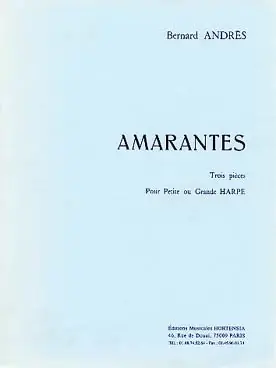 Andres B. Amarantes Harpe | Disponible à la commande