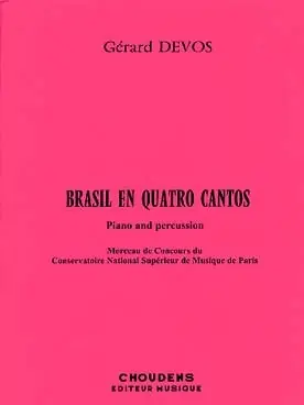 Disponible maintenant - Devos G. Brasil en Quatro Cantos Percussion