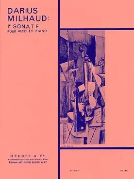 Milhaud D. 1RE Sonate Alto - Tout nouveau