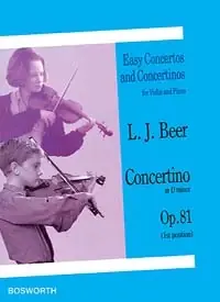 Beer L.j. Concertino RE Mineur OP 81 Violon | Envoi rapide