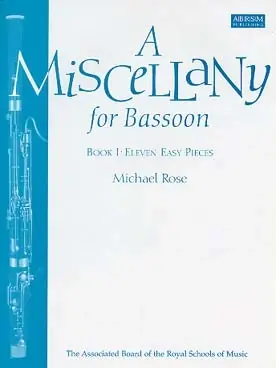Nouveau produit - Rose M. A Miscellany For Bassoon Vol 1 Basson