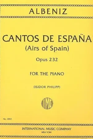 Albeniz I. Chants D'espagne OP 232 Piano - Bon prix