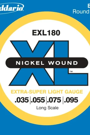 Produit tendance | Jeu de Cordes Basse D'addario EXL180 File Rond Nickel