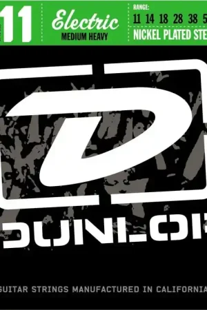Recommandé | Jeu de Cordes Electrique Dunlop Strings DEN1150 File Rond Nickel 11/50