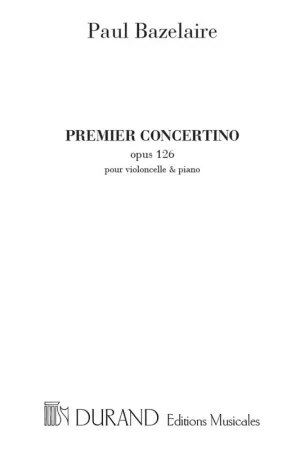 Achetez maintenant - Bazelaire P. Concertino OP 126 Violoncelle