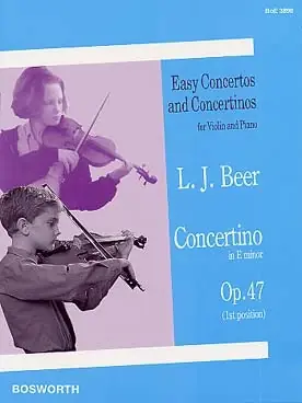 Achat sécurisé | Beer L.j. Concertino MI Mineur OP 47 Violon