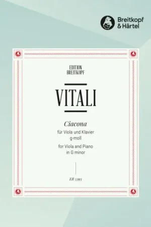 Commandez dès aujourd'hui - Vitali T.a. Chaconne Alto