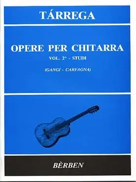 Nouvel arrivage | Tarrega F. Oeuvres Completes Vol 2: Etudes Guitare