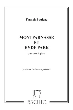 Plus que quelques jours - Poulenc F. Montparnasse et Hyde Park Chant