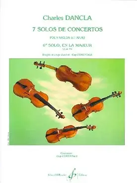 Achetez dès aujourd'hui - Dancla C. 6ME Solo de Concerto OP 95 N°6 Violon