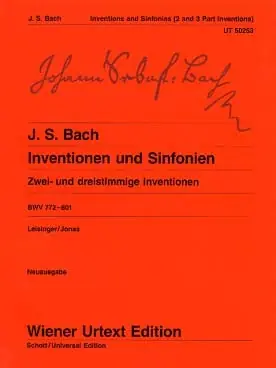 Offre bientôt terminée | Bach J.s. Inventions 2 et 3 Voix Piano-2