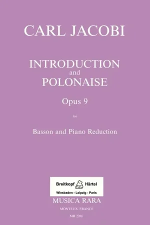 Disponible à la commande | Jacobi C. Introduction et Polonaise OP 9 Basson