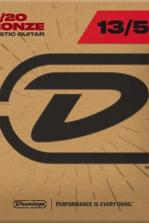 Excellente qualité | Jeu de Cordes Acoustique Dunlop String DAB1356 Bronze 13/56
