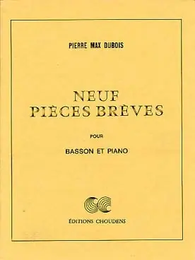 Dubois P.m. Pieces Breves Basson | Prix en baisse