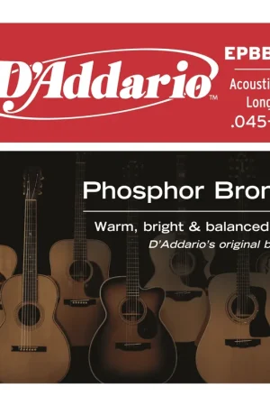 Réduction | Jeu de Cordes Basse D'addario EPBB170 Phosphore Bronze 45/100