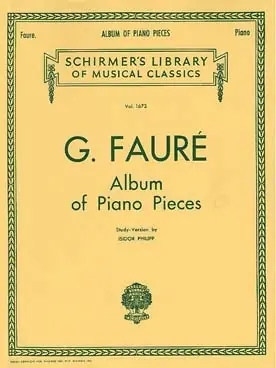 Dernières unités | Faure G. Album Piano