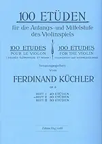Prix avantageux - Kuchler F. 100 Etudes Opus 6 Vol 2 Violon