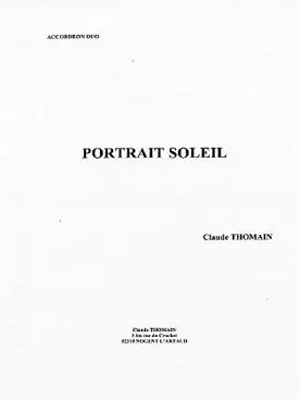 Thomain C. Portrait Soleil Accordeon | Prêt à expédier