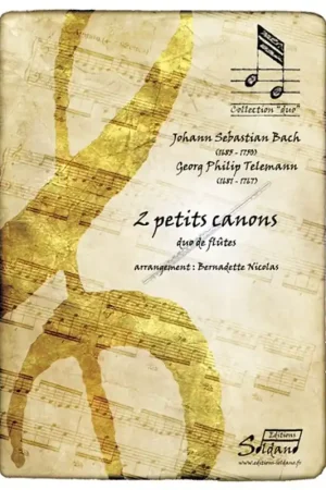 Bach J.s./telemann G.p. Petits Canons Flutes - Réduction spéciale