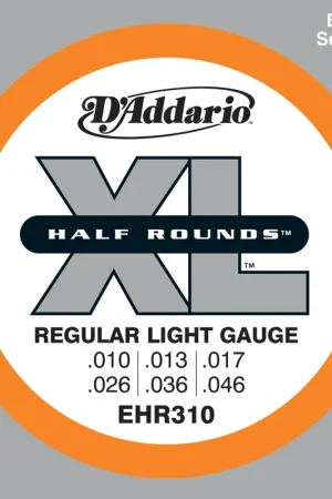 Achetez en ligne - Jeu de Cordes D'addario EHR310 10/46 File 1/2 Rond